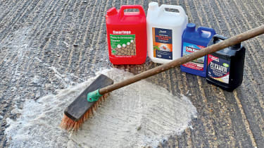 Pressure washer deals driveway brush